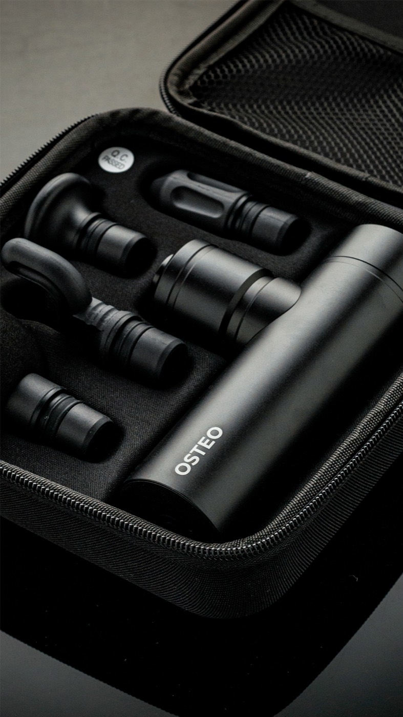 OSTEO gun in carry case